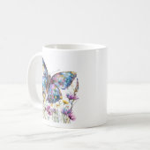 Mug Papillon et pâte à café Fleur sauvage (Devant gauche)