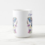 Mug Papillon et pâte à café Fleur sauvage (Centre)