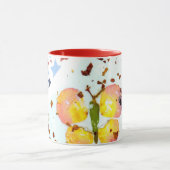 Mug Papillon étoilé, café rouge de la sonnerie (Centre)