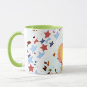 Mug Papillon étoilé, café vert de la sonnerie (Gauche)