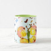Mug Papillon étoilé, café vert de la sonnerie (Centre)