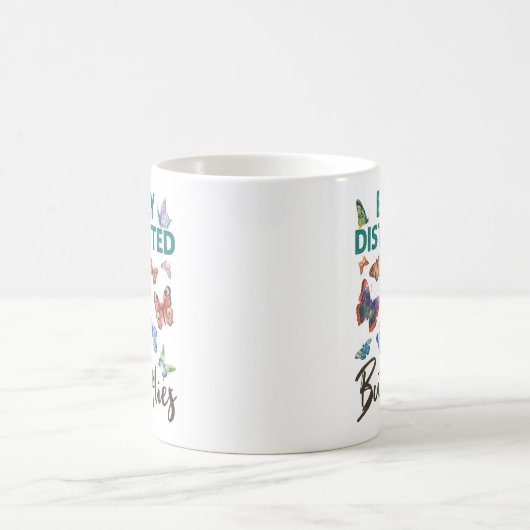 Mug Papillon facilement distrait par les papillons (Centre)
