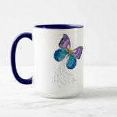 Mug Papillon Fantaisiste (Gauche)