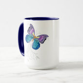 Mug Papillon Fantaisiste (Devant gauche)