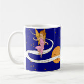 Mug papillon fille dans l'espace (Gauche)