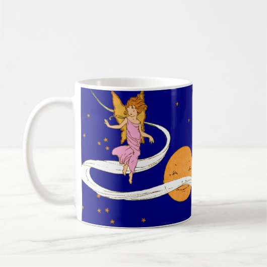 Mug papillon fille dans l'espace (Gauche)