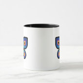 Mug Papillon Flamme Paon (Centre)