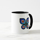 Mug Papillon Flamme Paon (Devant droit)