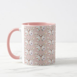 Mug Papillon floral Fleur sauvage Boho