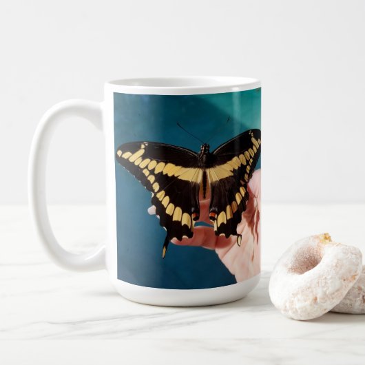 Mug Papillon Grand Porte-queue (Avec donut)