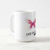 Mug Papillon graphique (Devant gauche)
