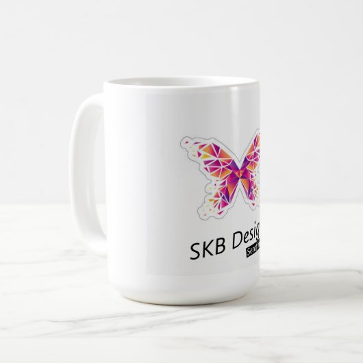 Mug Papillon graphique (Devant gauche)