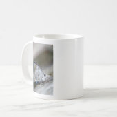 Mug Papillon Gris Bleu (Devant gauche)