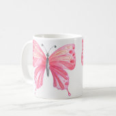 Mug Papillon illustré à la main (Devant gauche)