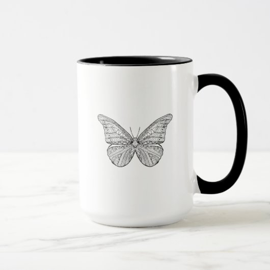 Mug Papillon inspiré (Droite)