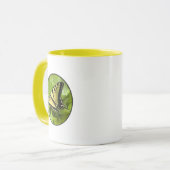 Mug Papillon jaune (Devant gauche)