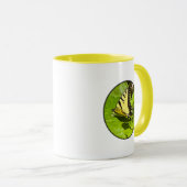 Mug Papillon jaune (Devant droit)