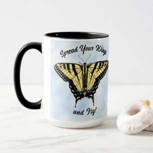Mug Papillon jaune du sud-ouest Personnalisé