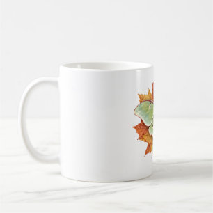 Mug Papillon luna sur une feuille d'érable