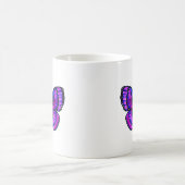 Mug Papillon mauve et bleu (Centre)