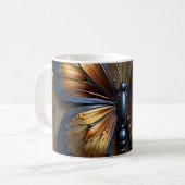 Mug Papillon Métallique (Devant gauche)