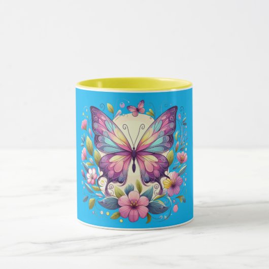 Mug Papillon mignon et coloré (Centre)