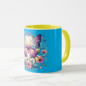 Mug Papillon mignon et coloré (Devant droit)