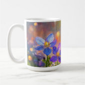 Mug Papillon minuscule sur les Fleurs sauvages au leve (Gauche)