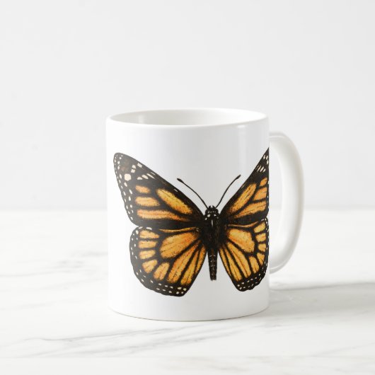 Mug Papillon monarque (Devant droit)