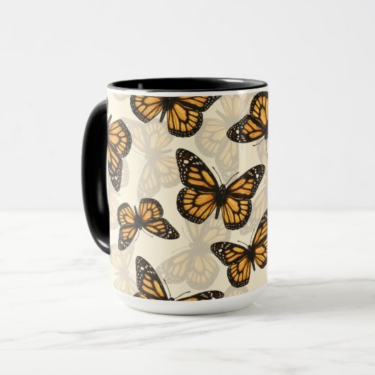 Mug Papillon monarque (Devant gauche)