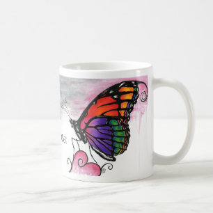 Mug Papillon Monarque Arc-en-Ciel Original Fantastique