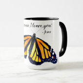 Mug Papillon Monarque de la Paix de Jésus (Devant droit)