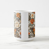Mug Papillon Monarque Élégant Inspiré de William Morri (Centre)