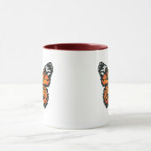 Mug Papillon monarque en polygone (Centre)