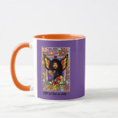 Mug Papillon monarque Fée Purple Floral (Gauche)