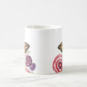 Mug Papillon Monarque Jardin Peinture Insecte (Centre)