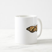 Mug Papillon monarque Peinture d'insectes (Devant droit)