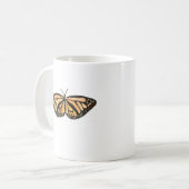 Mug Papillon monarque Peinture d'insectes (Devant gauche)