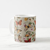 Mug Papillon Moth Nature Collection Dessin (Devant gauche)