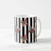 Mug Papillon multicolore (Devant droit)