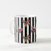 Mug Papillon multicolore (Devant gauche)