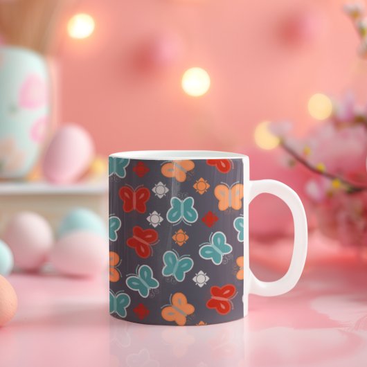 Mug Papillon multicolore