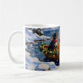 Mug Papillon Noël Bateau Fêtes (Gauche)