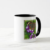 Mug Papillon noir à queue fourchue (Devant droit)