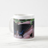 Mug Papillon noir à queue noire #1-mug (Devant gauche)