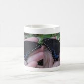 Mug Papillon noir à queue noire #1-mug (Centre)