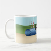 Mug Papillon Noir Et Blanc Avec Équipement D'Agilité (Gauche)