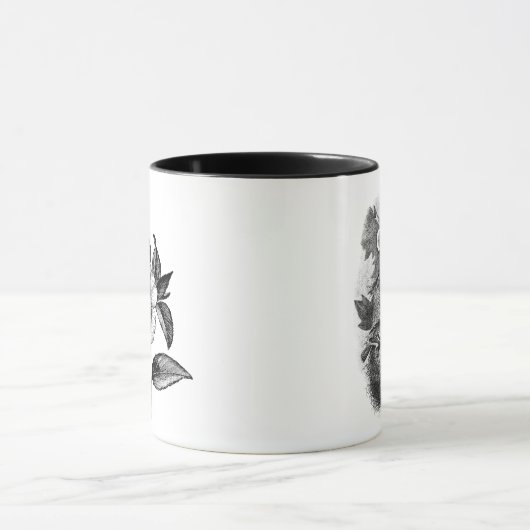 Mug Papillon Oiseaux nature Illustration Art (Centre)