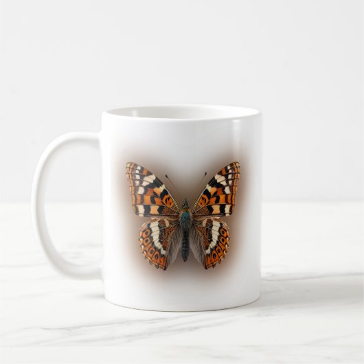 Mug Papillon orange (Gauche)