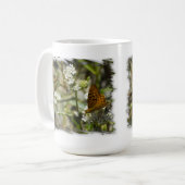 Mug Papillon orange et abeille (Devant gauche)